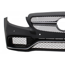 Paraurti anteriore &amp; diffusore con terminali di scarico per Mercedes Classe C W205 S205 (2014-2018) C63 design