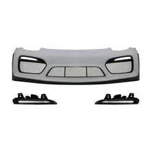 Paraurti anteriore con DRL LED per Porsche Cayman 981C &amp; Boxster 981 (2012-2016) GT4 design