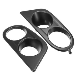 Paraurti anteriore fendinebbia lampada copertura laterale griglia per BMW 3 E46 M3 98-05 Hamman stile doppio nero