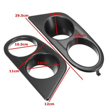 Paraurti anteriore fendinebbia lampada copertura laterale griglia per BMW 3 E46 M3 98-05 Hamman stile doppio nero