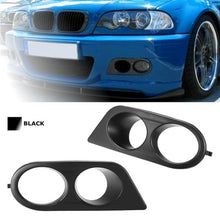 Paraurti anteriore fendinebbia lampada copertura laterale griglia per BMW 3 E46 M3 98-05 Hamman stile doppio nero
