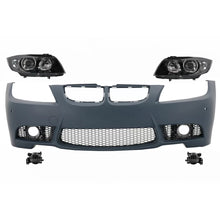 Paraurti anteriore con Fendinebbia e Fari anteriori neri per BMW Serie 3 E90 E91 Pre-LCI (2005-2008) berlina Touring M3
