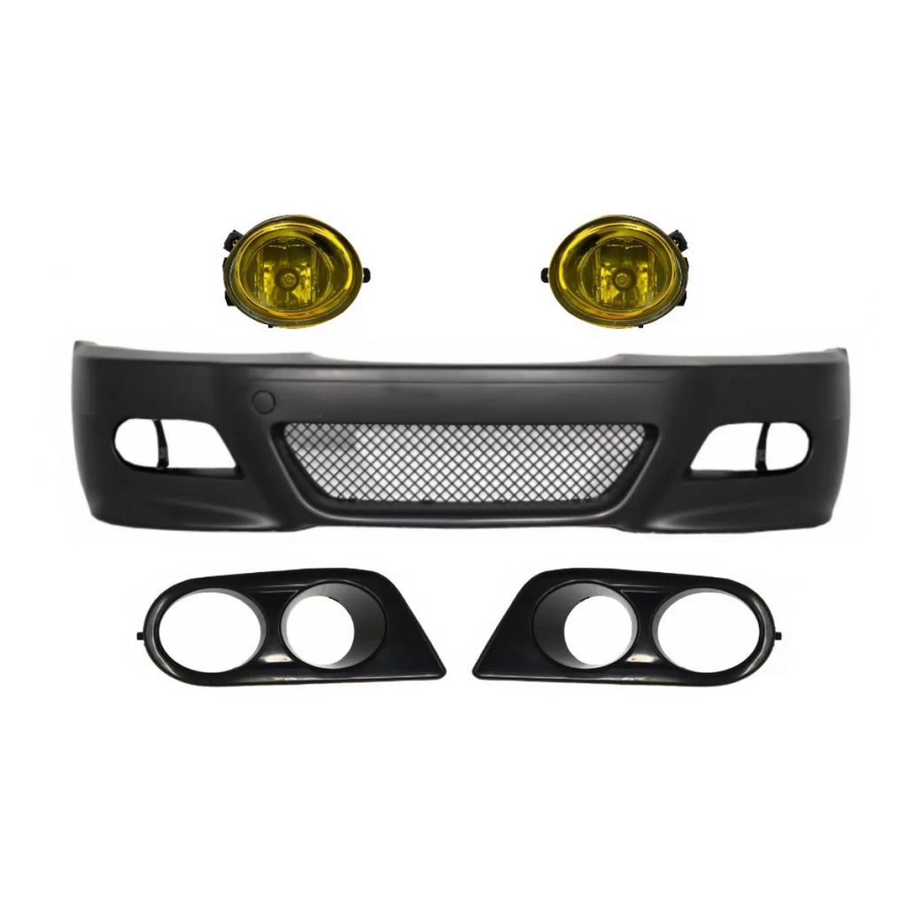 Paraurti anteriore con Fendinebbia e aria condotto coperture per BMW Serie 3 Coupe Cabrio berlina station wagon E46