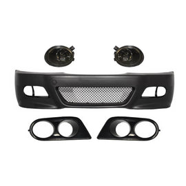 Paraurti anteriore con Fendinebbia e aria condotto coperture per BMW Serie 3 Coupe Cabrio berlina station wagon E46