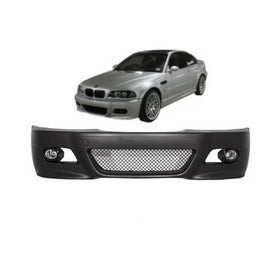 Paraurti anteriore con Fendinebbia per BMW Serie 3 Coupe Cabrio berlina station wagon E46 (1998-2004) M3 design