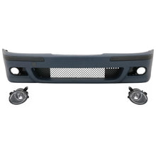 Carica l'immagine nel visualizzatore di Gallery, Paraurti anteriore con Fendinebbia trasparente per BMW Serie 5 E39 (1995-2003) M5 design