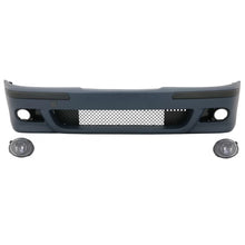 Carica l'immagine nel visualizzatore di Gallery, Paraurti anteriore con Fendinebbia trasparente cromato per BMW Serie 5 E39 (1995-2003) M5 stile