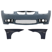 Paraurti anteriore con Parafanghi anteriori per BMW Serie 3 E92 Coupe E93 Cabrio (2006-2009) M3 stile con PDC