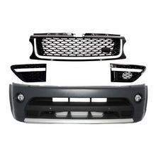 Paraurti anteriore e Gruppo griglie anteriori tutti nero per Rover Sport L320 (2009-2013) Autobiography design
