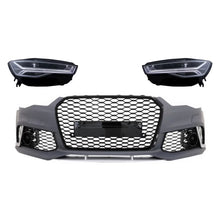 Carica l'immagine nel visualizzatore di Gallery, Paraurti anteriore con Full LED fari anteriori sequenziale dinamico Indicatori di direzione per Audi A6 C7 4G