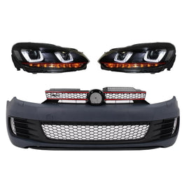 Paraurti anteriore con fari anteriori LED dinamico Indicatore di direzione per VW Golf VI 6 (2008-2013) GTI stile