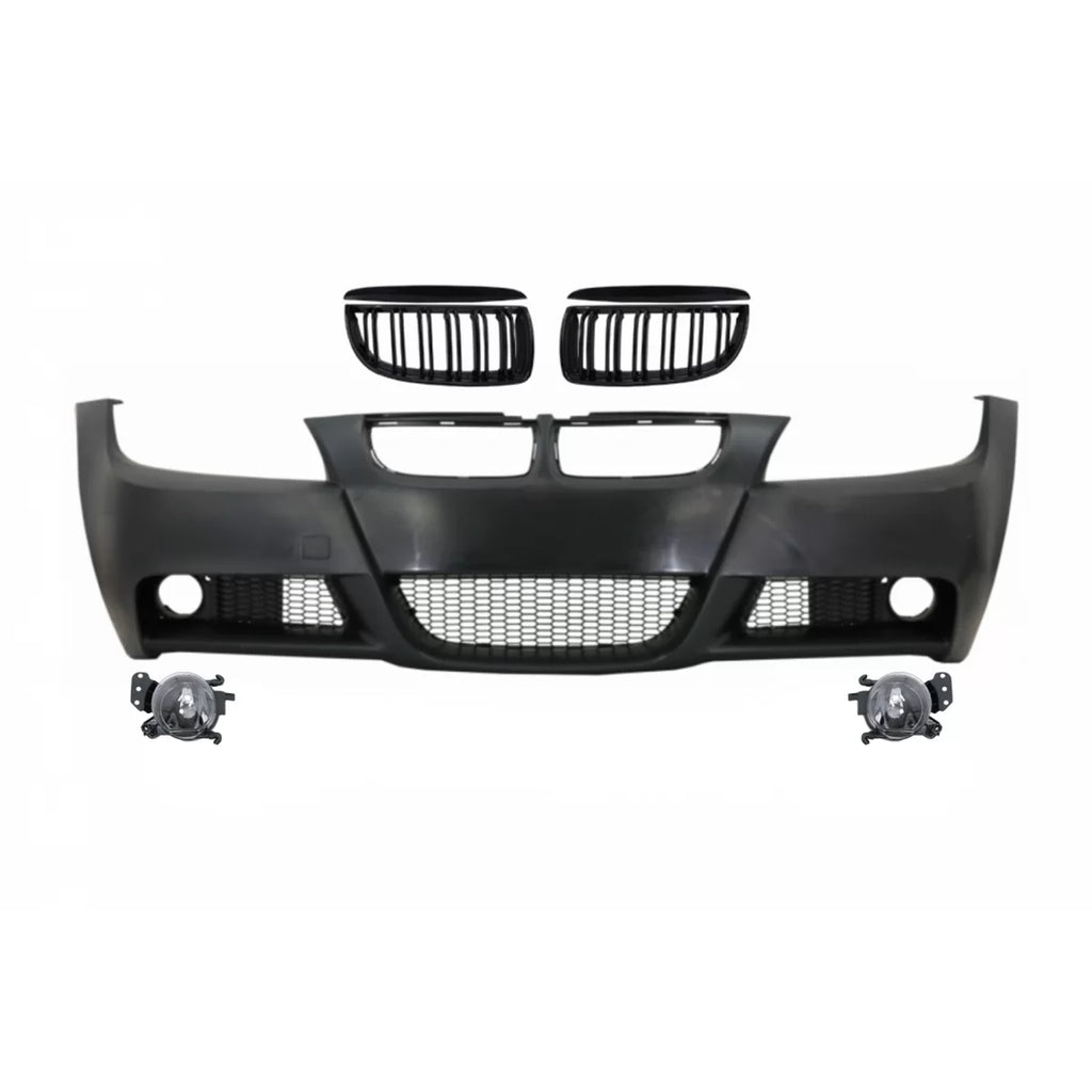 Paraurti anteriore con Griglie a doppio rene per BMW Serie 3 E90 E91 berlina Touring (2004-2008) M-Technik design