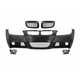 Paraurti anteriore con Griglie a doppio rene per BMW Serie 3 E90 E91 berlina Touring (2004-2008) M-Technik design