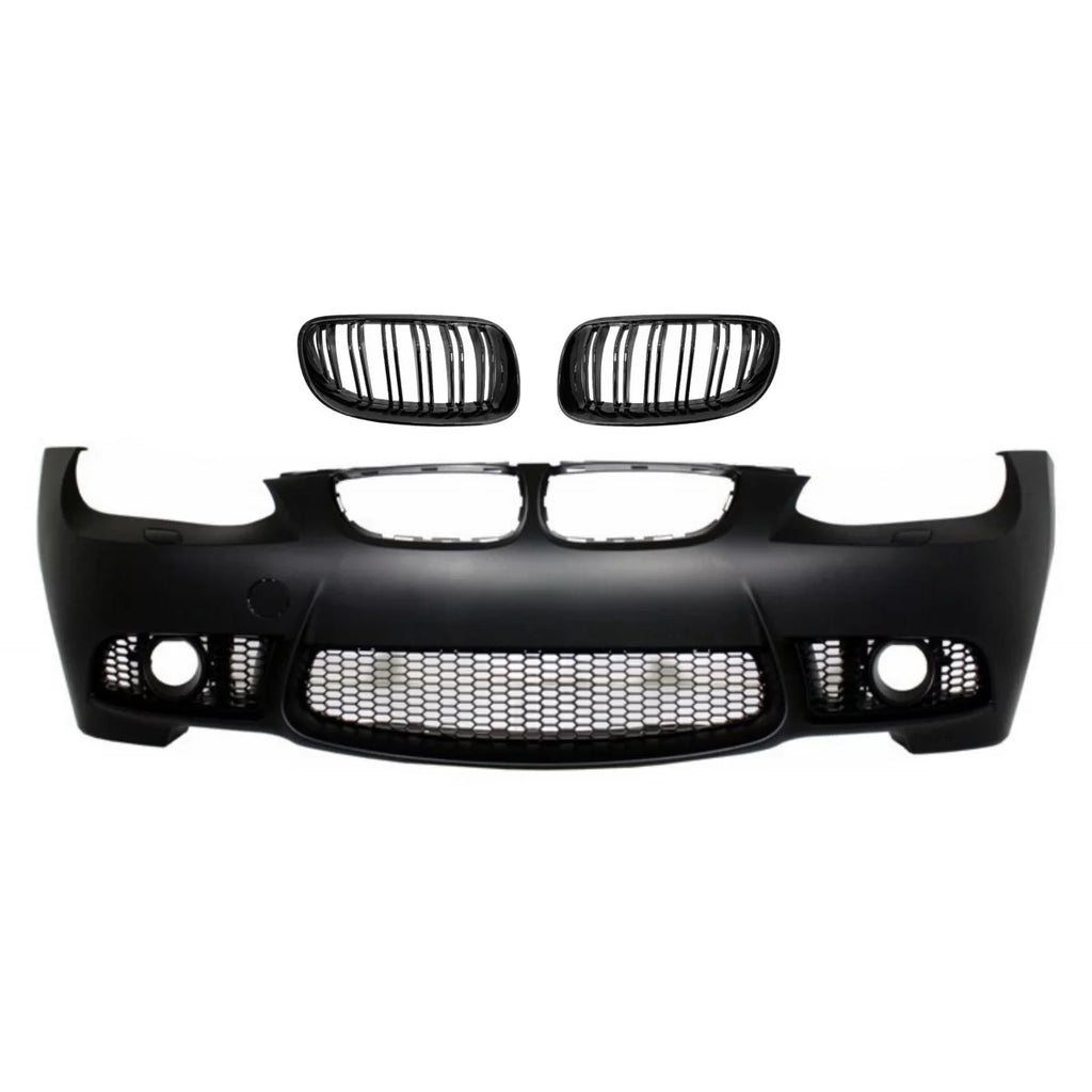 Paraurti anteriore con Griglie a doppio rene Doppia lamella per BMW Serie 3 E92 E93 (2006-2009) senza PDC e proiettori