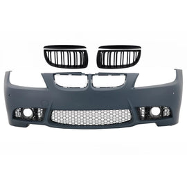 Paraurti anteriore con Griglie a doppio rene Doppia lamella per BMW Serie 3 E90 E91 Pre-LCI (2004-2008) berlina Touring
