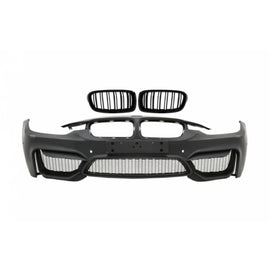 Paraurti anteriore con Griglie a doppio rene Doppia lamella per BMW Serie 3 F30 F31 Pre-LCI & LCI (2011-2018) M4 design