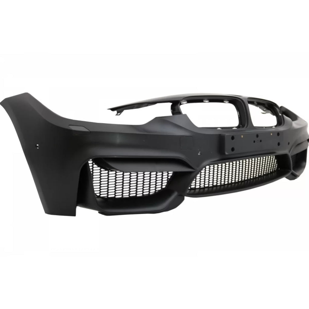 Paraurti anteriore con Griglie a doppio rene e Minigonne per BMW Serie 3 F30 F31 Pre-LCI & LCI (2011-2018) M4 design