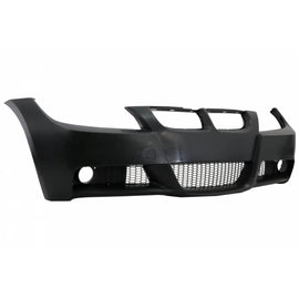 Paraurti anteriore con Griglie a doppio rene e fumé Fendinebbia per BMW Serie 3 E90 E91 berlina Touring (2004-2008)