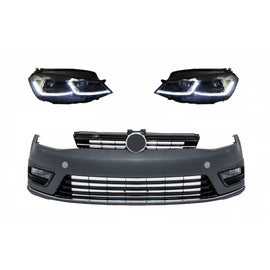 Paraurti anteriore e LED fari anteriori con sequenziale dinamico Indicatori di direzione per VW Golf VII 7 (2013-2017)