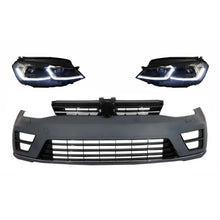 Paraurti anteriore con LED fari anteriori sequenziale dinamico Indicatori di direzione per VW Golf VII 7 (2013-2017)