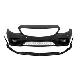 Paraurti anteriore con Lip estensione per Mercedes Classe C W205 S205 C205 A205 (2014-2020) berlina station wagon Coupe