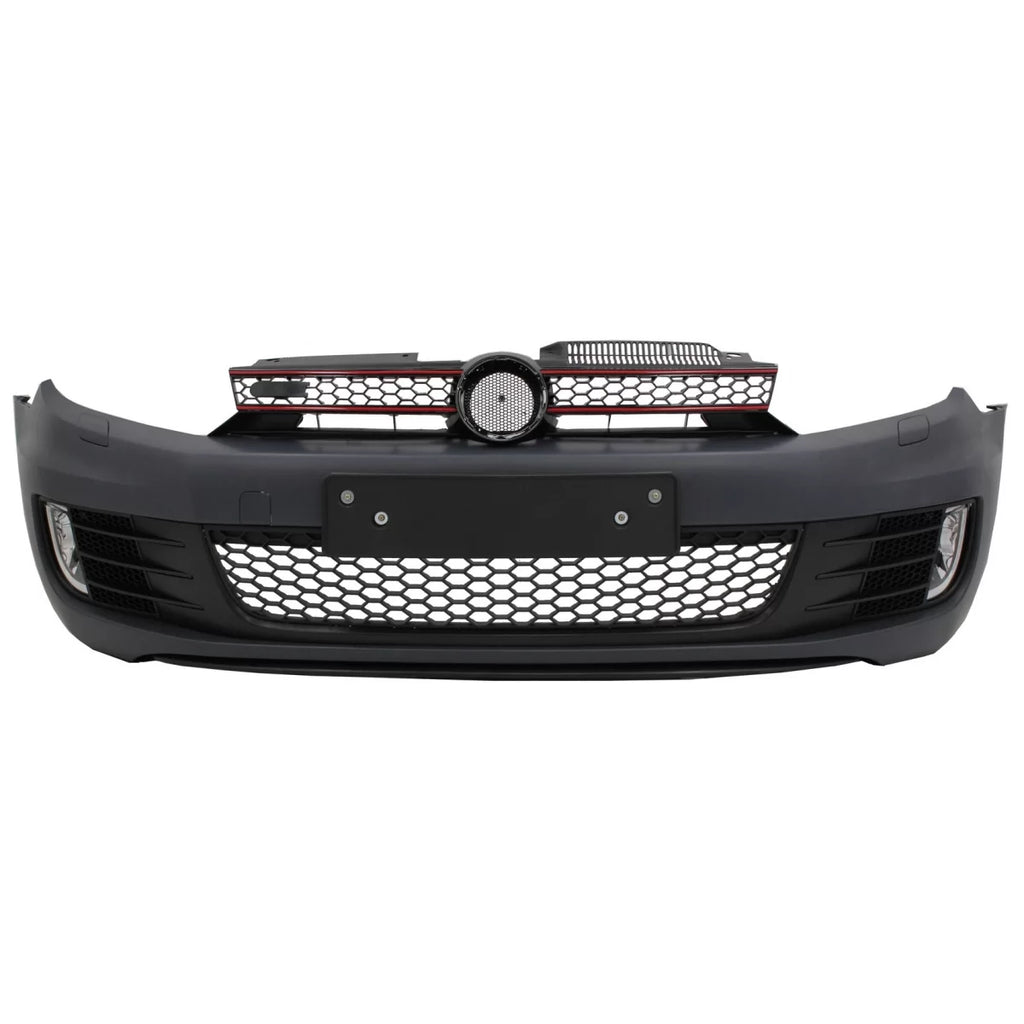 Paraurti anteriore con Lip estensione Spoiler Nero lucido per VW Golf VI Golf 6 (2008-2013) GTI stile