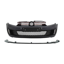 Paraurti anteriore con Lip estensione Spoiler Nero lucido per VW Golf VI 6 (2008-2013) GTI stile