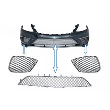 Paraurti anteriore inferiore griglia gruppo per Mercedes Classe S W222 (2013-2017) S63 design cromato