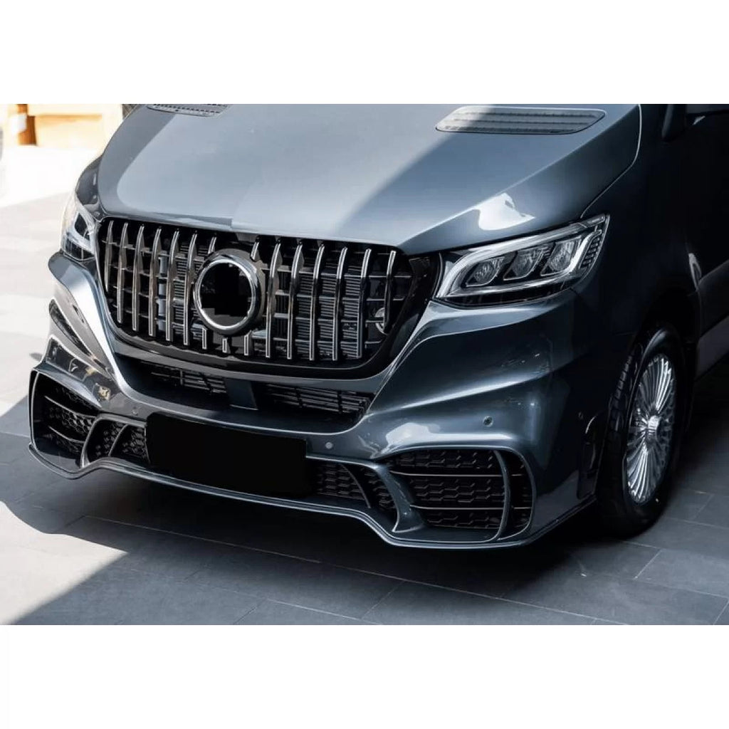 Paraurti anteriore per Mercedes-Benz Sprinter W907 2017-2023 A design GT stile con Panamericana griglia