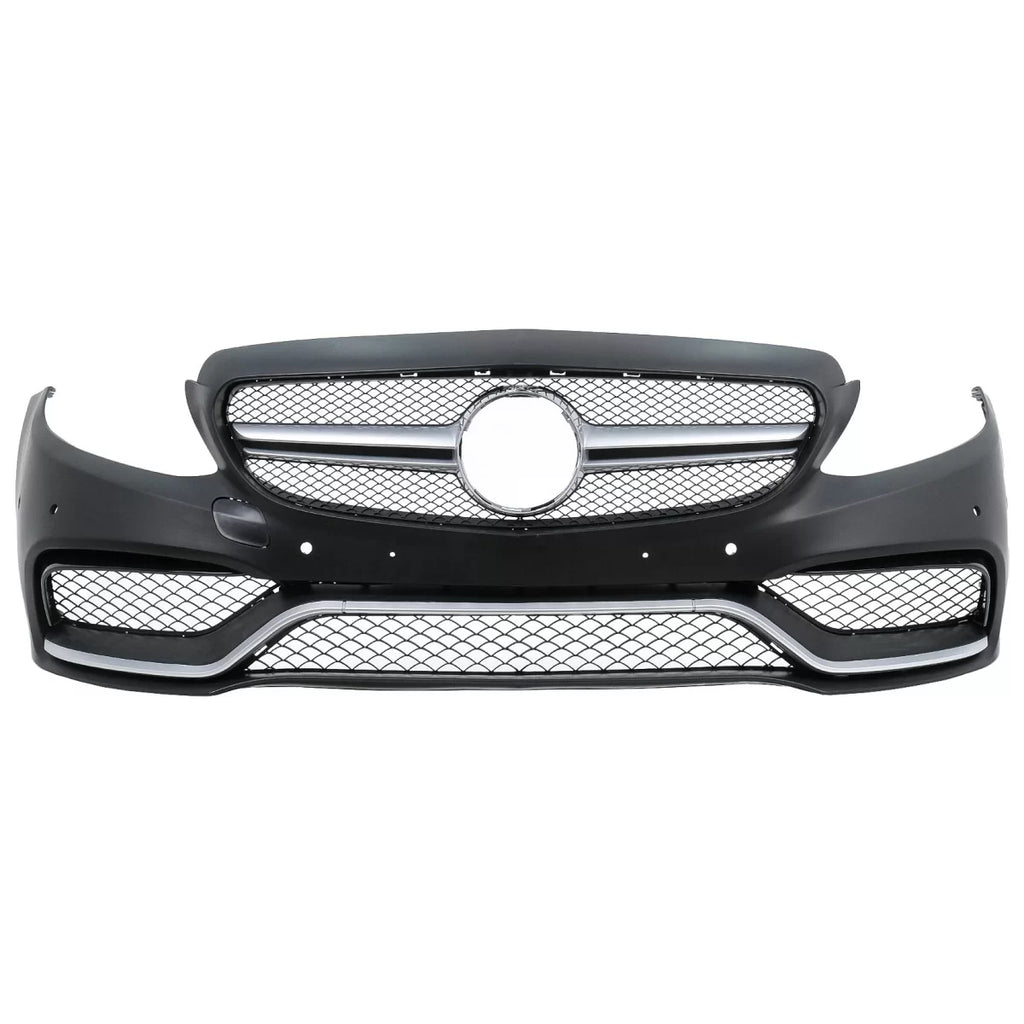 Paraurti anteriore per Mercedes Classe C C205 A205 Coupe Cabriolet (2014-2019) con Spoiler baule e Diffusore paraurti