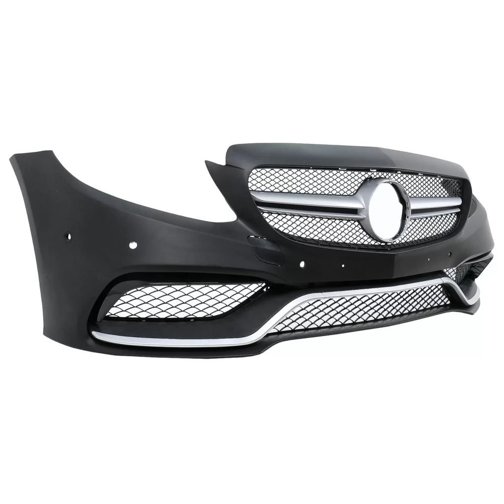 Paraurti anteriore per Mercedes Classe C C205 A205 Coupe Cabriolet (2014-2019) con Spoiler baule e Diffusore paraurti