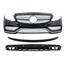 Paraurti anteriore per Mercedes Classe C C205 A205 Coupe Cabriolet (2014-2019) con Diffusore paraurti posteriore