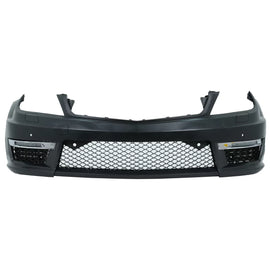 Paraurti anteriore per Mercedes Classe C W204 (2012 e successivi) C63 restyling stile con Griglia anteriore GT-R
