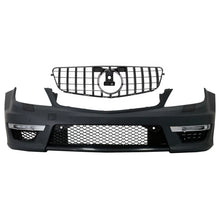 Paraurti anteriore per Mercedes Classe C W204 (2012 e successivi) C63 restyling design con centrale Griglia anteriore