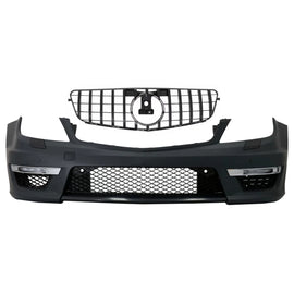 Paraurti anteriore per Mercedes Classe C W204 (2012 e successivi) C63 restyling design con centrale Griglia anteriore