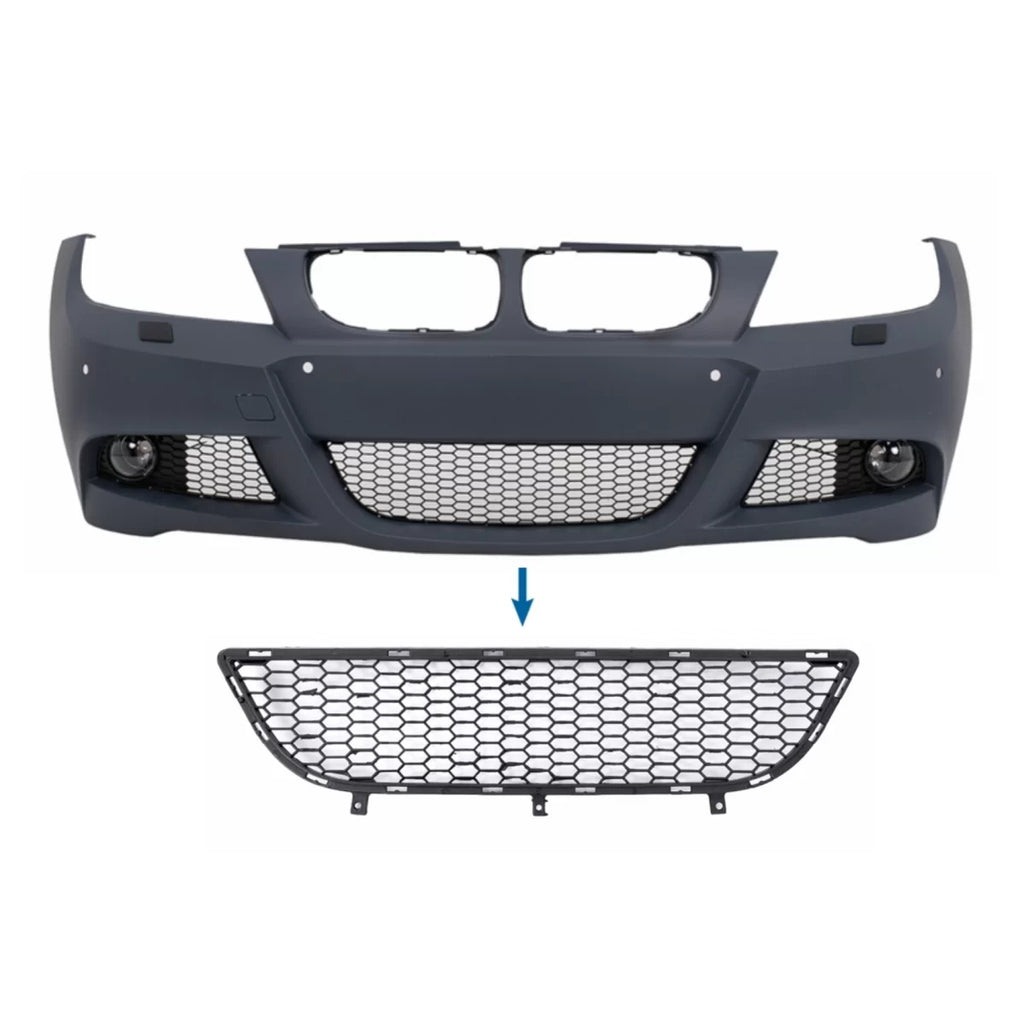 Paraurti anteriore centrale inferiore griglia per BMW Serie 3 E90 E91 LCI (2008-2011) M-Tech