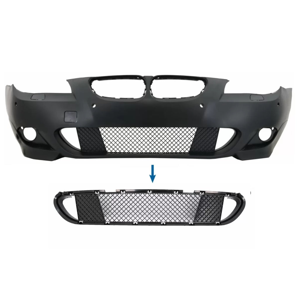 Paraurti anteriore centrale inferiore griglia per BMW Serie 5 E60 E61 (2003-2010) M-Tech