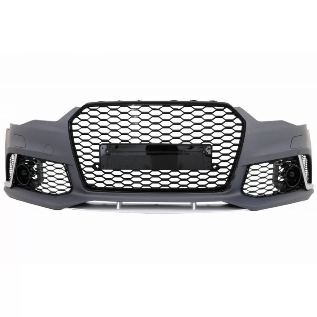 Paraurti anteriore con Diffusore paraurti posteriore con Terminali di scarico per Audi A6 C7 4G restyling (2011-2014)