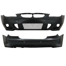 Carica l'immagine nel visualizzatore di Gallery, Paraurti anteriore e Paraurti posteriore con PDC 18mm per BMW Serie 5 E60 LCI (2007-2010) M-Technik design