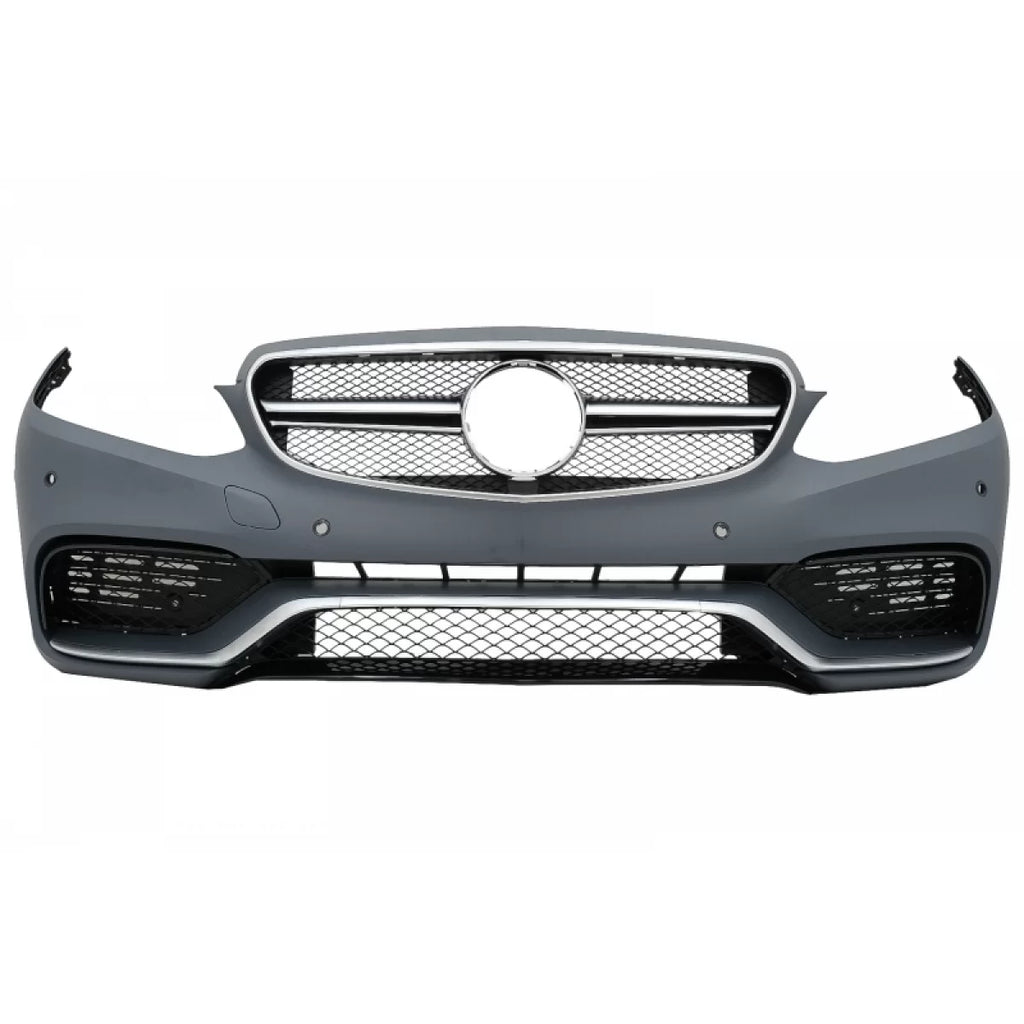 Paraurti anteriore con posteriore diffusore e Terminali di scarico nero per Mercedes Classe E W212 restyling (2013-2016)