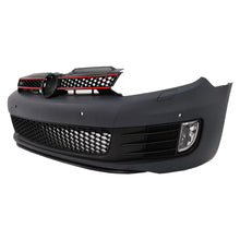 Carica l'immagine nel visualizzatore di Gallery, Paraurti anteriore con RHD fari anteriori LED DRL sequenziale Indicatore di direzione cromato per VW Golf VI 6