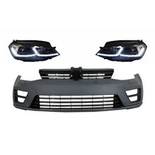 Paraurti anteriore con RHD LED fari anteriori sequenziale dinamico Indicatori di direzione per VW Golf VII 7 (2013-2017)