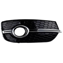 Carica l'immagine nel visualizzatore di Gallery, Paraurti anteriore laterale griglia per Audi Q3 8U 11-15 RSQ3 stile Nero lucido / cromato sinistro e destro 2 pezzi