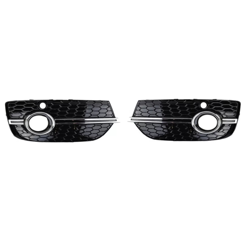 Paraurti anteriore laterale griglia per Audi Q3 8U 11-15 RSQ3 stile Nero lucido / cromato con PDC sinistro e destro 2