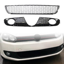 Paraurti anteriore laterale griglia sinistro – destro & centrale per VW Golf VI (6) 08-13 GTI stile Normal versione