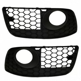 Paraurti anteriore laterale griglia per VW Golf V (5) 04-08 GT / GTI nido d’ape con fendinebbia lampada foro sinistro