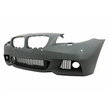 Carica l'immagine nel visualizzatore di Gallery, Paraurti anteriore con Minigonne per BMW Serie 5 F10 F11 Non LCI (07.2010-2013) berlina Touring M-Technik design