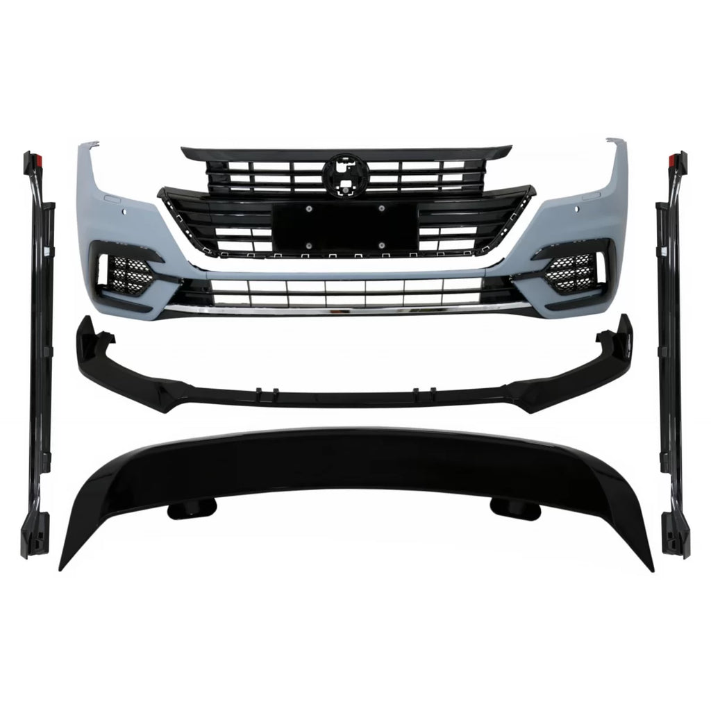 Paraurti anteriore con Minigonne estensioni e Spoiler baule per VW Arteon (2017-2020) R-Line stile