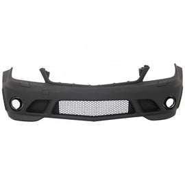 Paraurti anteriore Minigonne per Mercedes Classe C W204 (2007-2012) C63 design senza fendinebbia Ligts