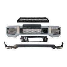 Paraurti anteriore con Spoiler LED DRL e superiore Spoiler Lip per Mercedes Classe G W463 (1989-2017) G65 design